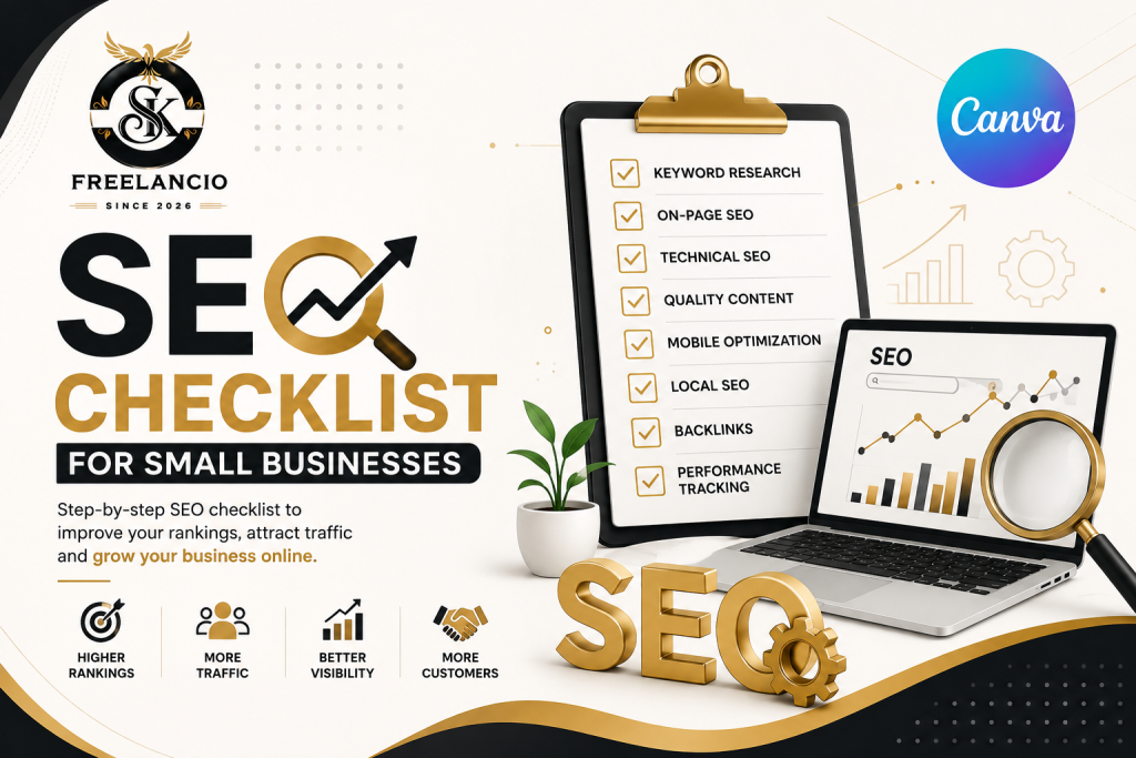 The Ultimate SEO Checklist for Small Businesses seo blog cover img